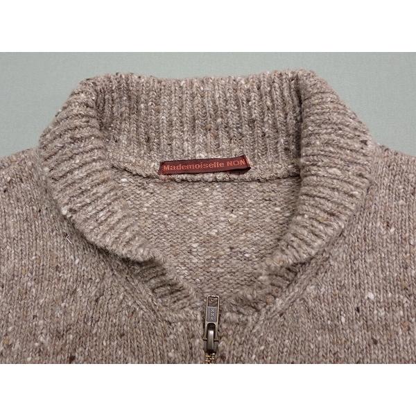 Mademoiselle NONNON（マドモアゼルノンノン） ジップセーター