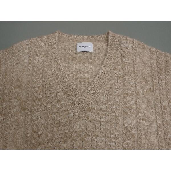 UNITED ARROWS（ユナイテッドアローズ） モヘア混ケーブルニット