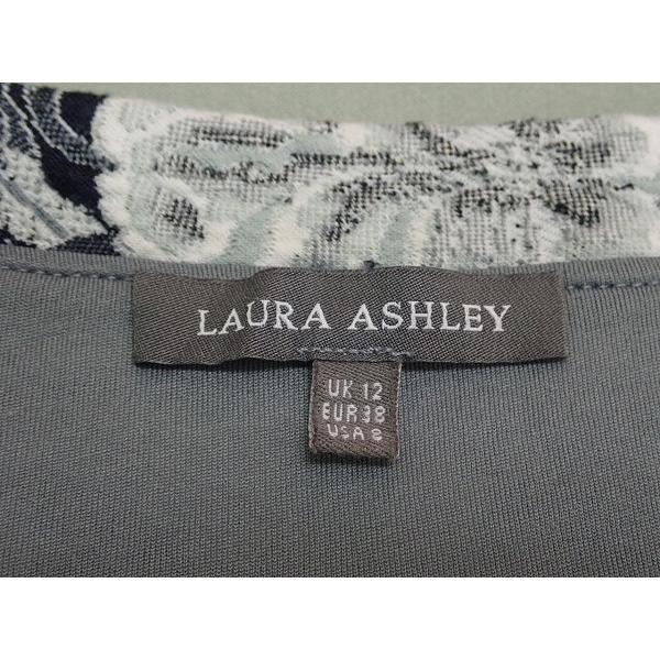 LAURA ASHLEY（ローラアシュレイ） 花柄ワンピース・UK12△ローラ