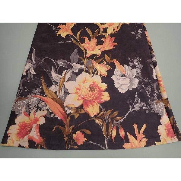 ALLUMETTEアリュメット☆ワンピースと花柄カーディガンセットアップ☆カーキ ALLUMETTE ワンピース・M□アリュメット/レディース/長袖/24*11*2-13