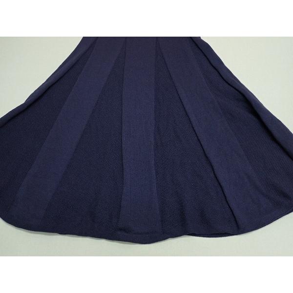 Sybilla ウールニットワンピース□シビラ/紺/レディース/25*3*3