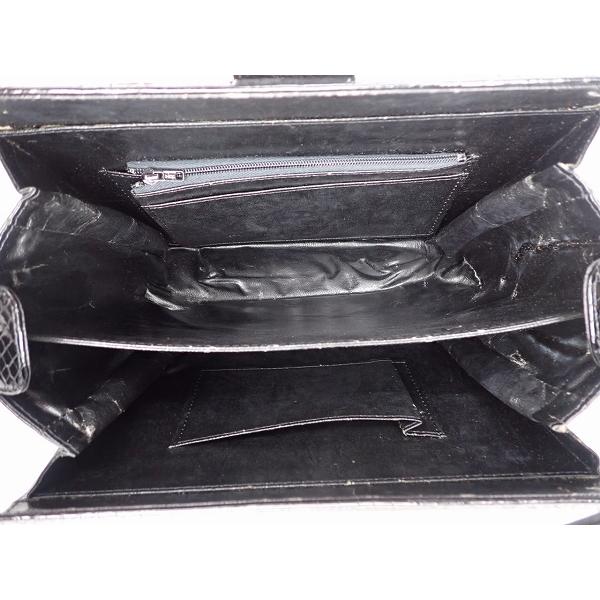 クロコダイルレザーハンドバッグ☆シャイニング/2WAY