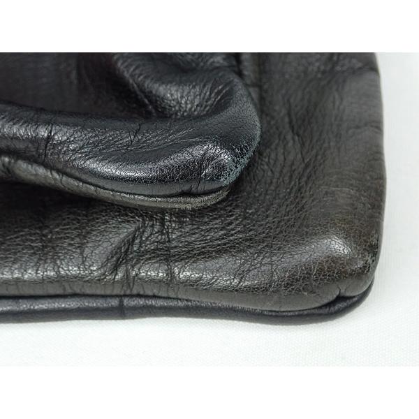 LILY ショルダーバッグ☆リリー/日本製/レザーバッグ/黒/レディース/25 