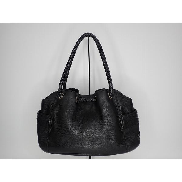 美品!!　COLE HAAN ブラックレザー ハンドバッグ COLE HAAN（コールハーン） レザーバッグ☆コールハーン/レディース