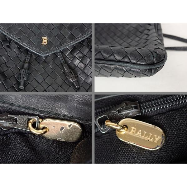 Bally（バリー） 編込みレザー ショルダーバッグ☆イタリア製/バリー 