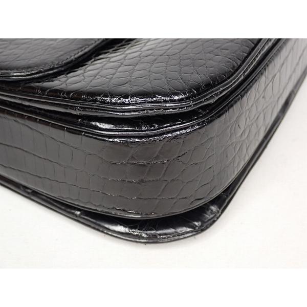 Michele France クロコダイルレザーバッグ☆ミッシェルフランス