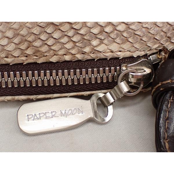 PAPER MOON パイソンレザーバッグ☆ペーパームーン/蛇革/ハンドバッグ