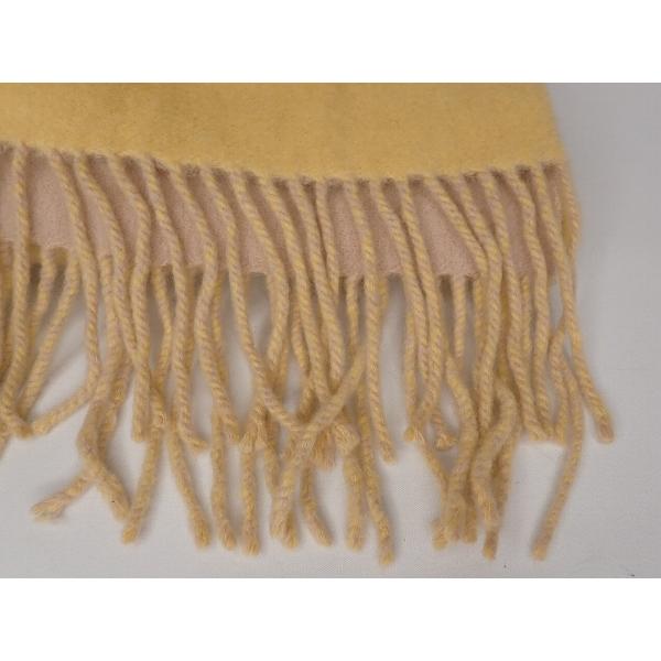 Eds Cashmere 100%カシミヤ マフラー ベージュ Eds Cashmere リバーシブル マフラー☆イーディーエスカシミア