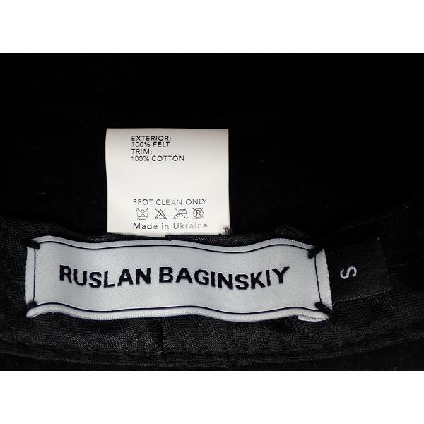 RUSLAN BAGINSKIY 金チェーン フェルトハット・S☆ラスランバジン