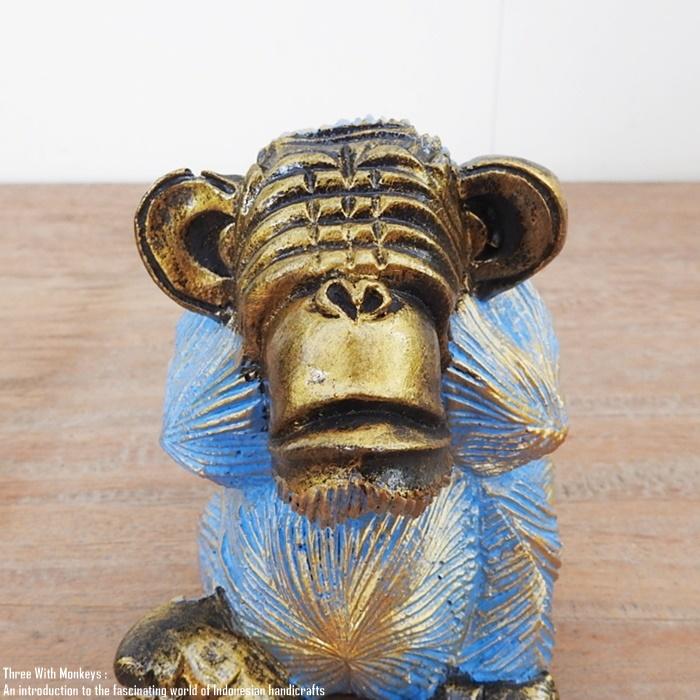 見ざる言わざる聞かざる 3体セット オブジェ スリーウィズモンキー 3