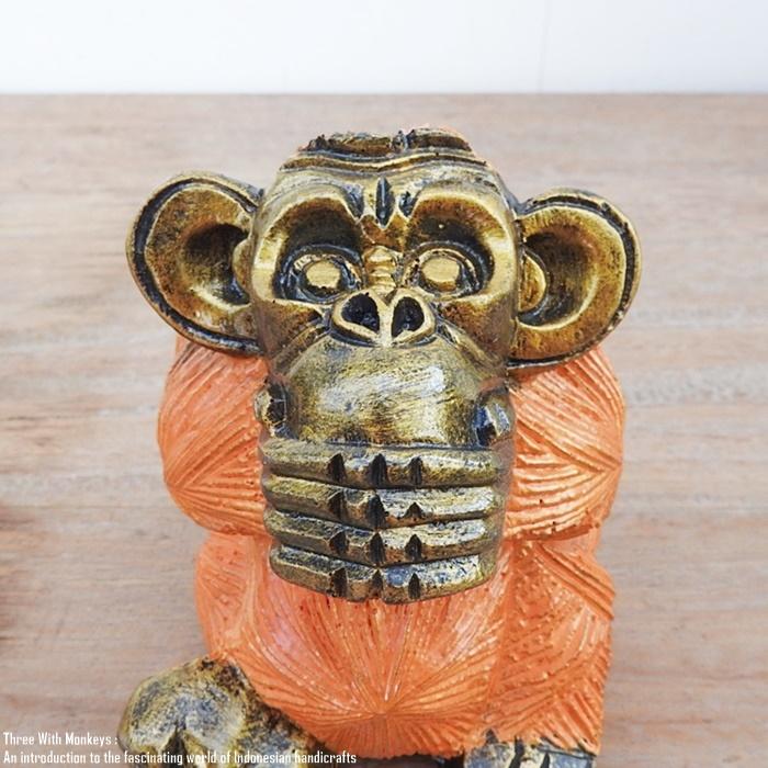 【送料込み】見猿聞か猿言わ猿　置物　モンキー　金属製　オブジェ 送料込み】見猿聞か猿言わ猿 置物 モンキー 金属製 オブジェ