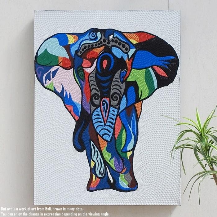 【訳あり】バリ島ドットアート 80×60cm通常22,000円がなんと！ 訳あり】バリ島ドットアート 80×60cm 通常22,000円がなんと！