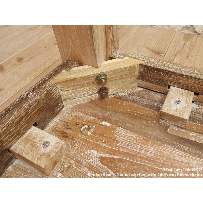 ダイニングテーブル 木製 スクエア 70cm×70cm ホワイト ダイニングテーブル 木製 スクエア 70cm×70cm ホワイト