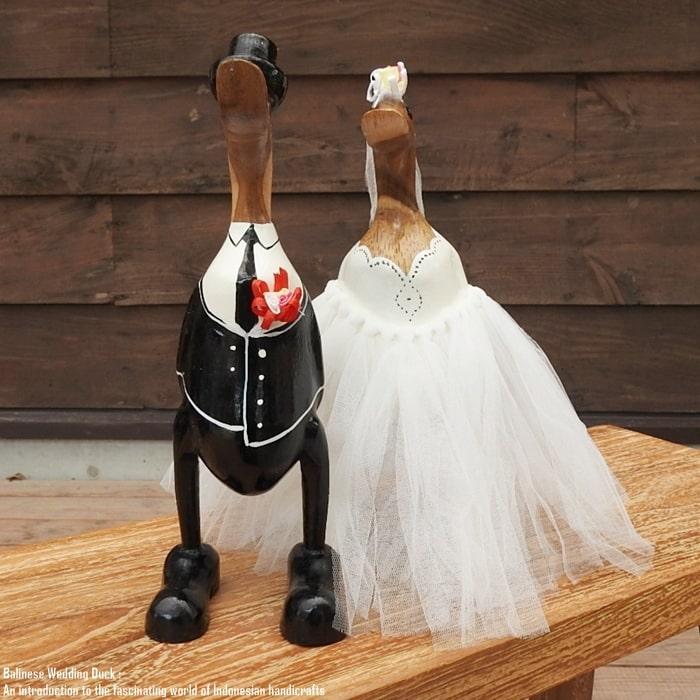 ウエディングドール アヒルさん Sサイズ ペア ウェルカムドール あひる