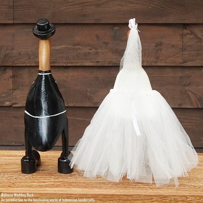 ウエディングドール アヒルさん Sサイズ ペア ウェルカムドール あひる