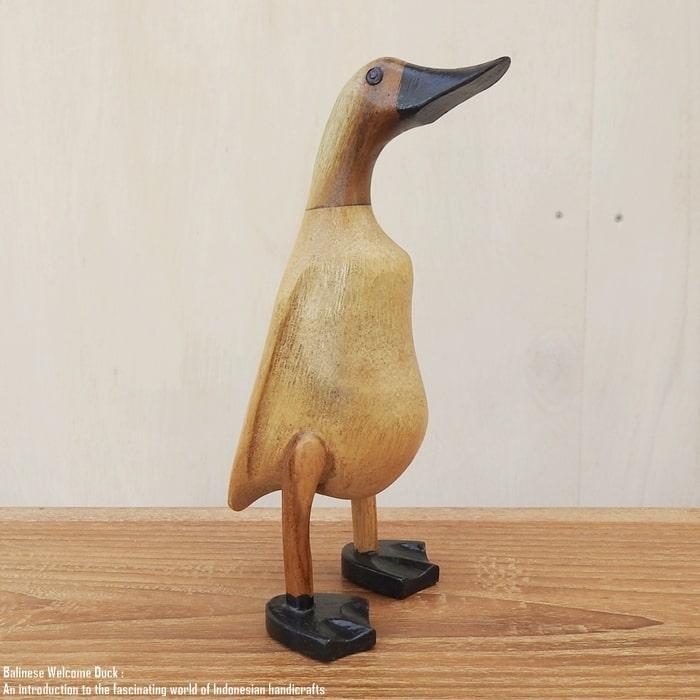 木製アヒルの彫刻 約30cm 木製アヒルの彫刻 約30cm 【公式通販】