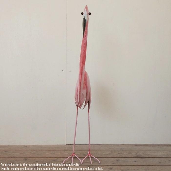フラミンゴオブジェ（アイアン）/ピンク 【公式通販】