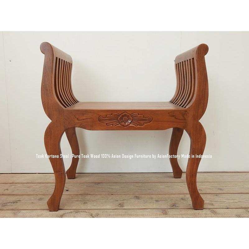 2脚セット！！チーク無垢材 スツール カルトノチェア 花台 飾り台 カルトノチェア NA スツール チーク無垢材 チーク材 アジアン