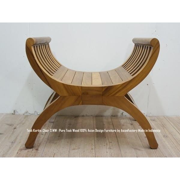 カルティニチェア　バリ家具　クラブチェア　スツール　椅子　チェア カルティニチェアNA チーク無垢材 クラブチェア チーク材