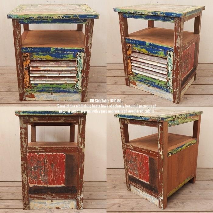 ラック　シェルフ　木製　天然木　ボートラック　カヌー　古材　レトロ　お洒落 ラック シェルフ 木製 天然木 ボートラック カヌー 古材 レトロ