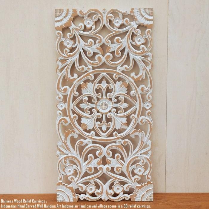 レリーフ 40cm×80cm C 長方形 WW アートパネル ウッドレリーフ 木彫り