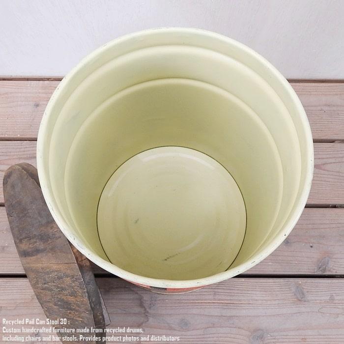ペール缶スツール サクラビール クッション 収納付き リメイク