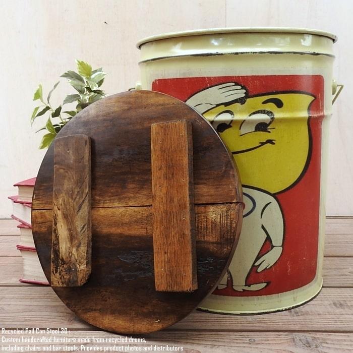 ペール缶スツール Esso Man [エッソマン] エッソボーイ 収納付き椅子