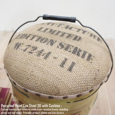 (アメリカン雑貨)ペール缶 /クッションスツール/ヴィンテージ 楽天市場】[ポイント2倍]ペール缶 クッションスツール Esso Man