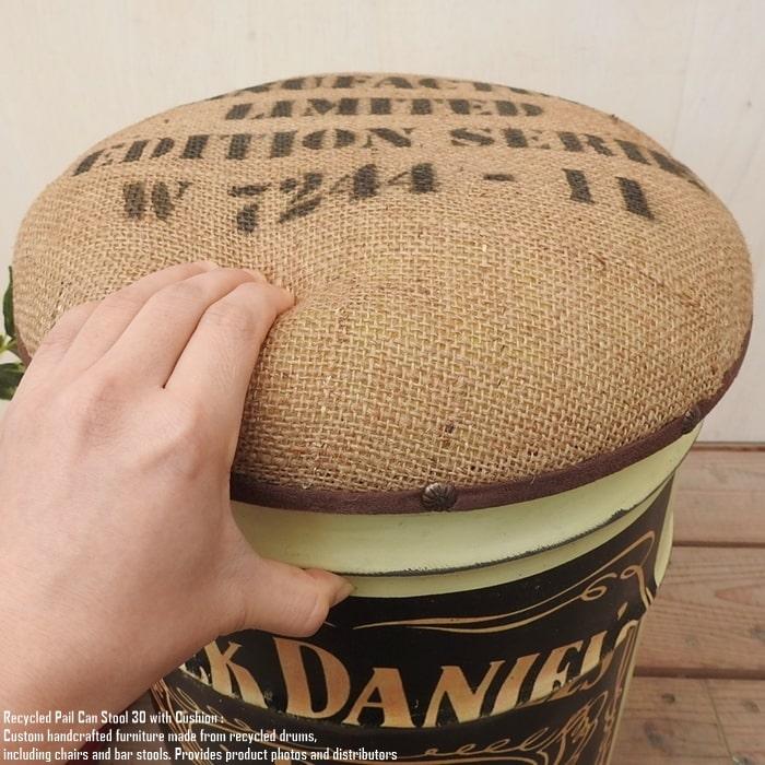 ペール缶 クッションスツール Jack Daniel's [ジャックダニエル