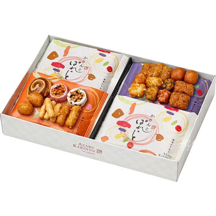 【送料無料】 麻布かりんと　デパ地下 スイーツ お菓子 ギフトかりんとぱれっと　8袋　人気　お菓子 洋菓子 焼き菓子 人気 おしゃれ 個包装 | 