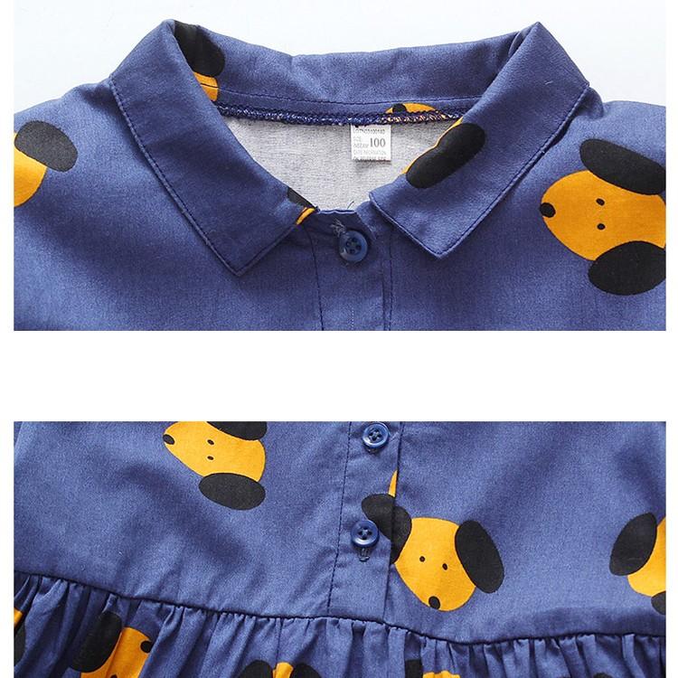 80cm 1cm お揃いコーデ 兄弟 姉妹 友達 カップル ワンピース シャツ いぬ ブルー 韓国子供服 子供服 女の子 男の子 Kh29 Q To Q Toworld 通販 Yahoo ショッピング