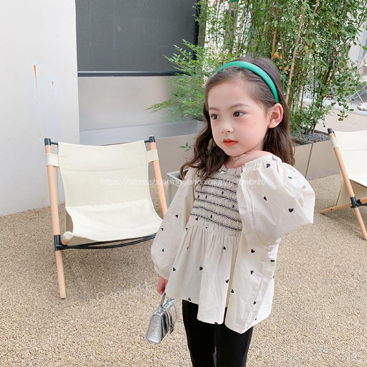 90cm 140cm トップス ハート ブラウス シャツ 長袖 ガーリー 韓国版 可愛い 女の子 韓国子供服 子供服 キッズ Kh645 Q To Kh645 Q To Q Toworld 通販 Yahoo ショッピング