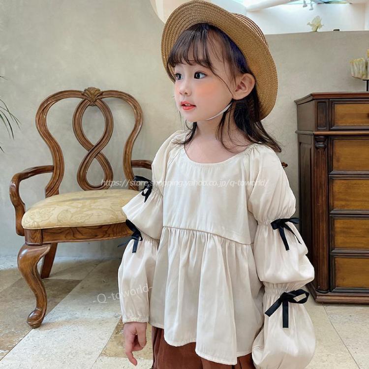90cm 140cm トップス ブラウス シャツ 長袖 ガーリー 可愛い 韓国版 女の子 韓国子供服 子供服 キッズ Kh649 Q To Kh649 Q To Q Toworld 通販 Yahoo ショッピング