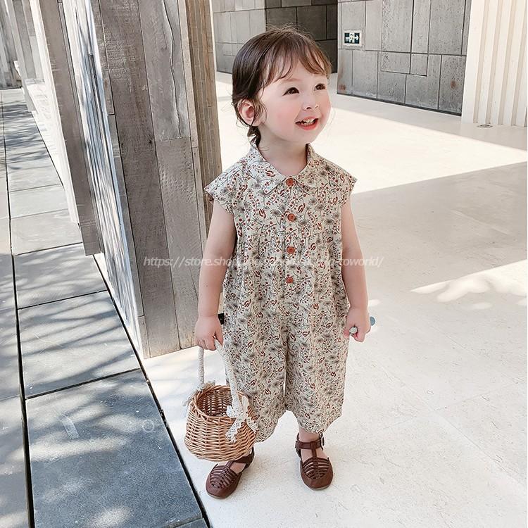 売上実績no 1 80cm 130cm オールインワン 花柄 全2色 韓国版 韓国子供服 女の子 キッズ 子供服 Kh98 Q To オーバーオール サイズ 1cm Www We Job Com