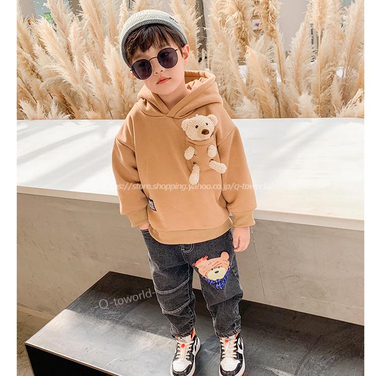新作からsaleアイテム等お得な商品満載 90cm 140cm トップス トレーナー クマ ぬいぐるみ付き 秋 冬 男の子 韓国版 女の子 韓国子供服 子供服 キッズ Kho434 Q To Aynaelda Com