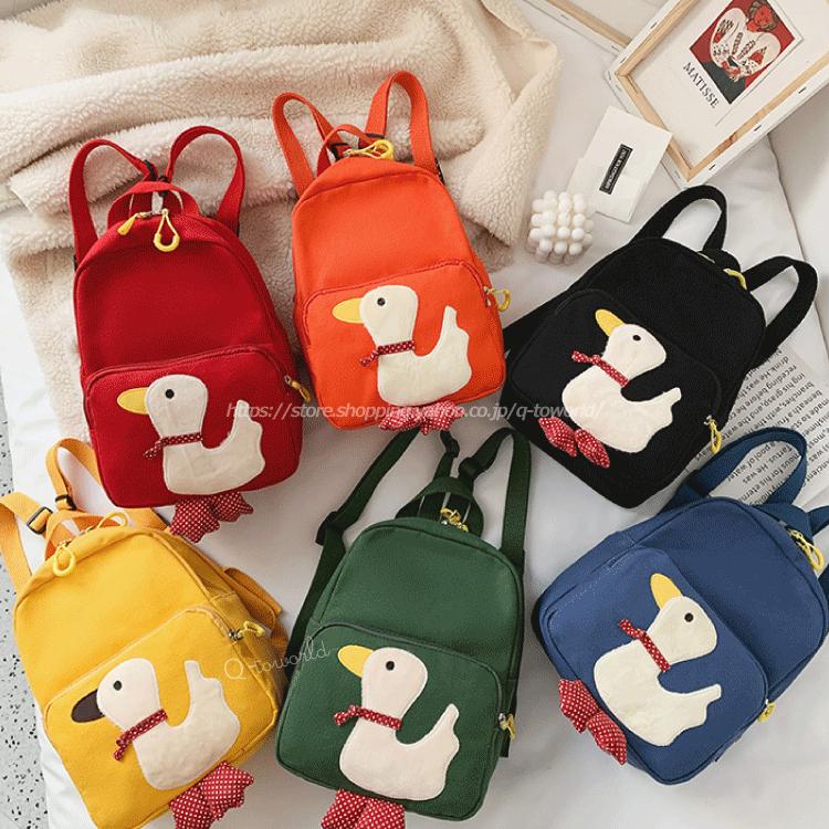 アヒル カラフル リュック バックパック 全6色 男の子 女の子 韓国版 韓国子供服 キッズ 子供服 Lb21 Q To Lb21 Q To Q Toworld 通販 Yahoo ショッピング