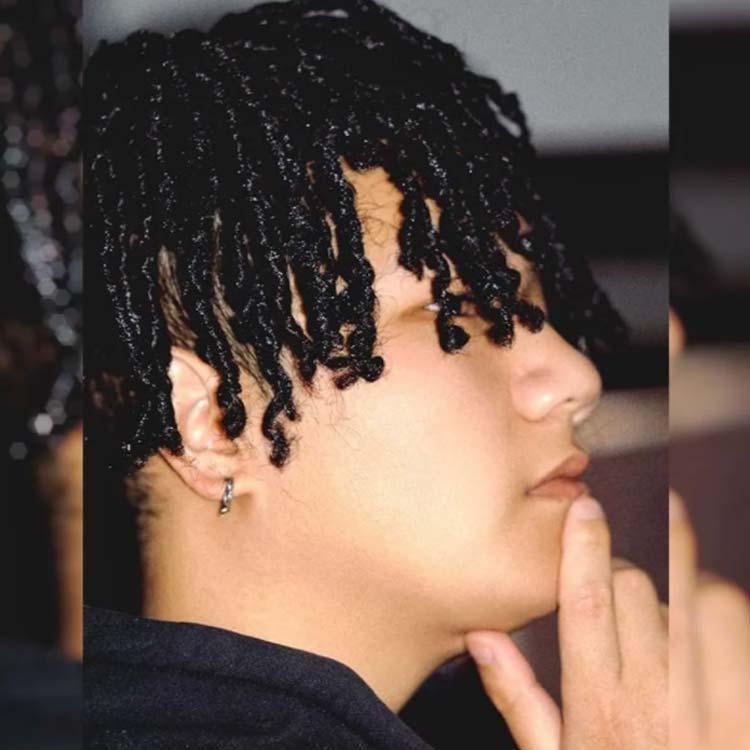 ドレッド ウィッグ かつら メンズ フルウィッグ 自然 編み込み うぃっ