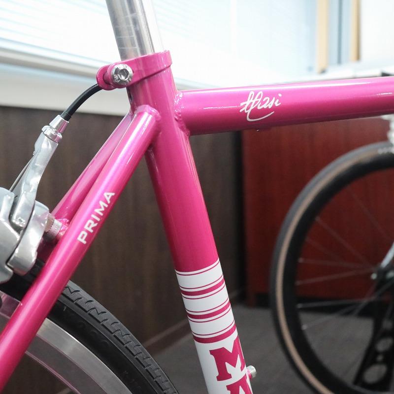ピンクのロード！【Masi CafeRacer UNO(マジィ・カフェレーサーウノ)】クロモリ街乗りロード　SORA9ｓ　サイズ540　 ピンクのロード！【Masi CafeRacer UNO(マジィ・カフェレーサーウノ