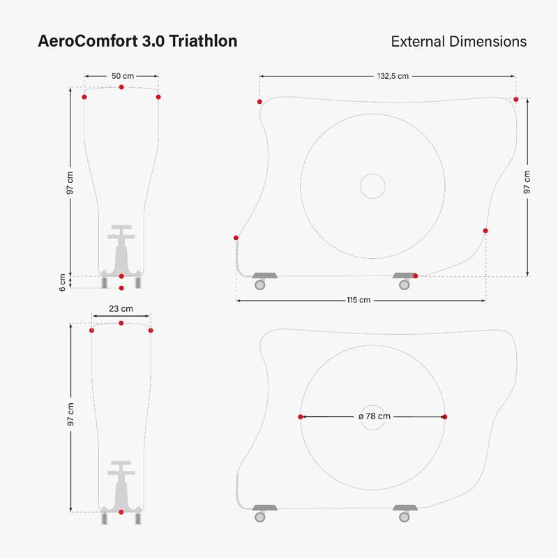 アクセサリー SCICON AEROCOMFORT 3.0 TRI SCICON（シーコン） AEROCOMFORT 3.0 TRI（エアロコンフォート3.0