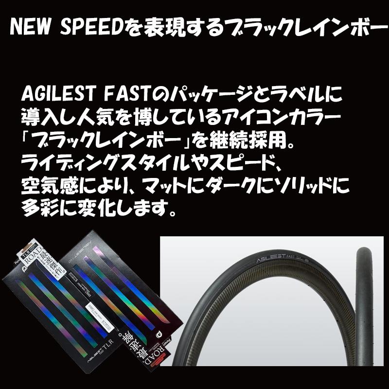 Panaracer 【2本セット】パナレーサー AGILEST FAST TLR（アジ