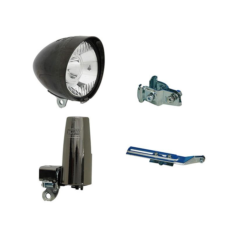 丸善電機産業 砲弾型LEDヘッドライト セパレート型 ブラック MKS-1-CB