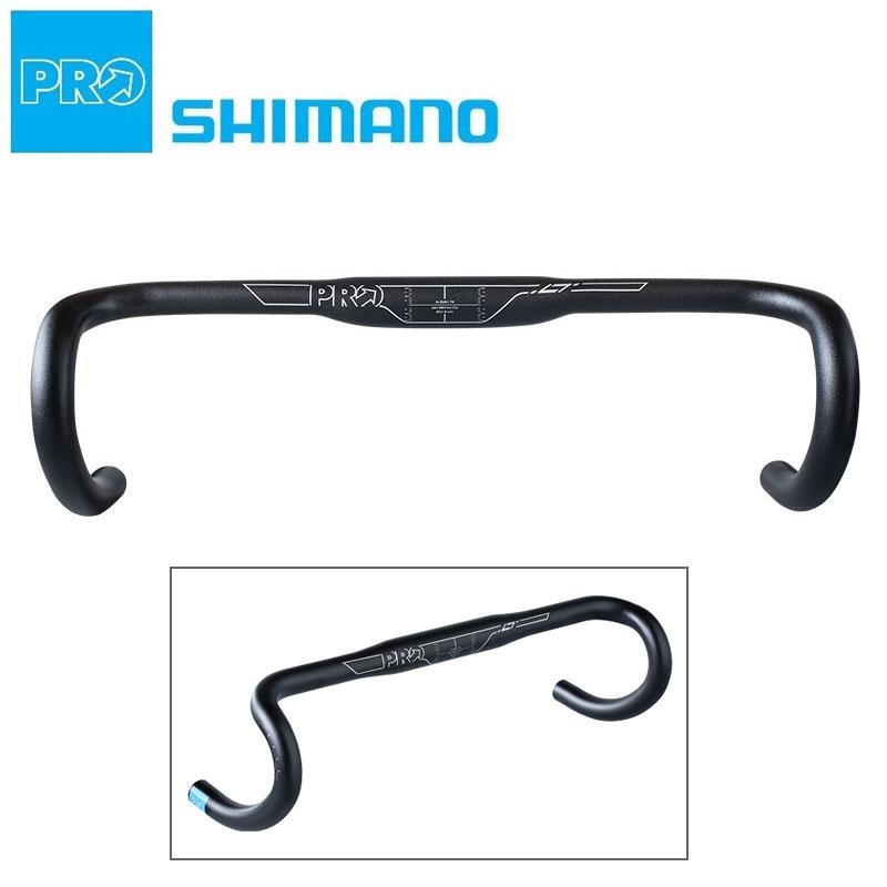 シマノプロ ハンドル 380mm SHIMANO 「シマノ」 PRO LT COMPACT ERGONOMIC φ31.8 380mm