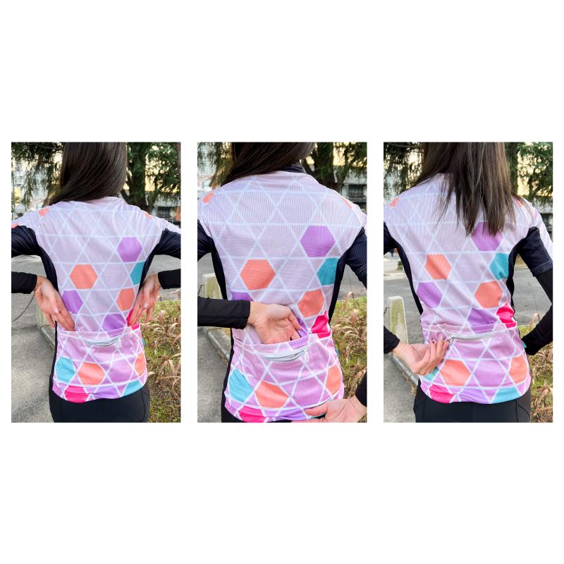 ビコット BIKOTオリジナル半袖ジャージ 桜紗綾形 籠目 明星麻の葉 サイクリング・ロードバイクにおすすめ BIKOT 一部色サイズ優良配送 即納 土日祝も出荷 | BIKOT | 10