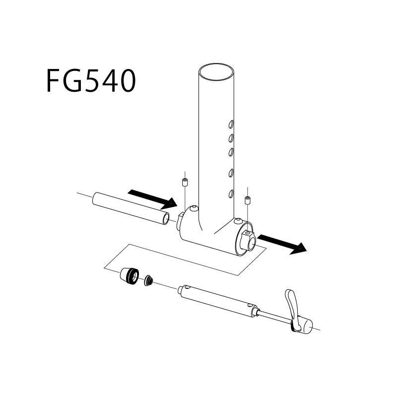 ミノウラ フロントスルーアクスル用アダプター12mm FG540/FG220/VERGO FG-540/FG-220/VERGO 用 MINOURA｜qbei｜07