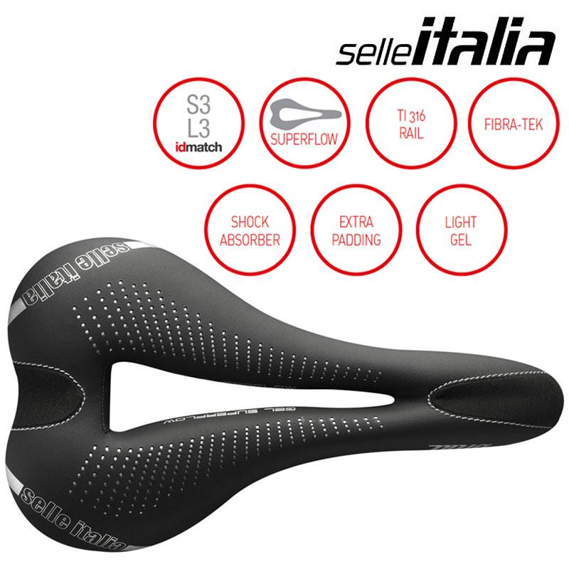 selle ITALIA（セライタリア） LADIES：DIVA GEL SUPERFLOW Ti316 