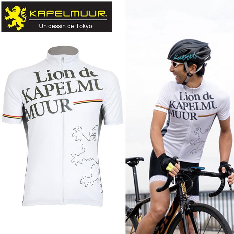 【新品】リオンド　カペルミュール　半袖サイクルジャージ リオン・ド・カペルミュール 半袖ジャージ（千鳥チップブラック