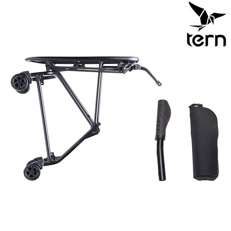 tern ブラック荷台 ストラップ付き Tern（ターン） Cargo Tray | 自転車、ゴルフ、アウトドアの