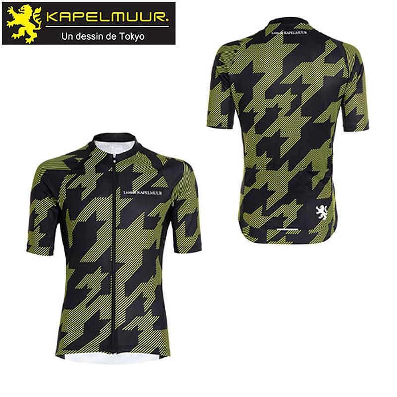 KAPELMUUR カペルミュール 半袖ジャージ ガゼル2 オブリーク ブラック