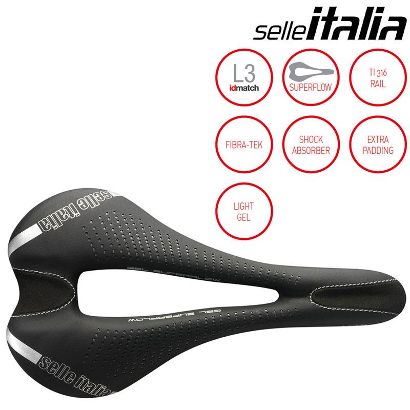 selle ITALIA（セライタリア） MAX SLR GEL Ti316 SUPERFLOW