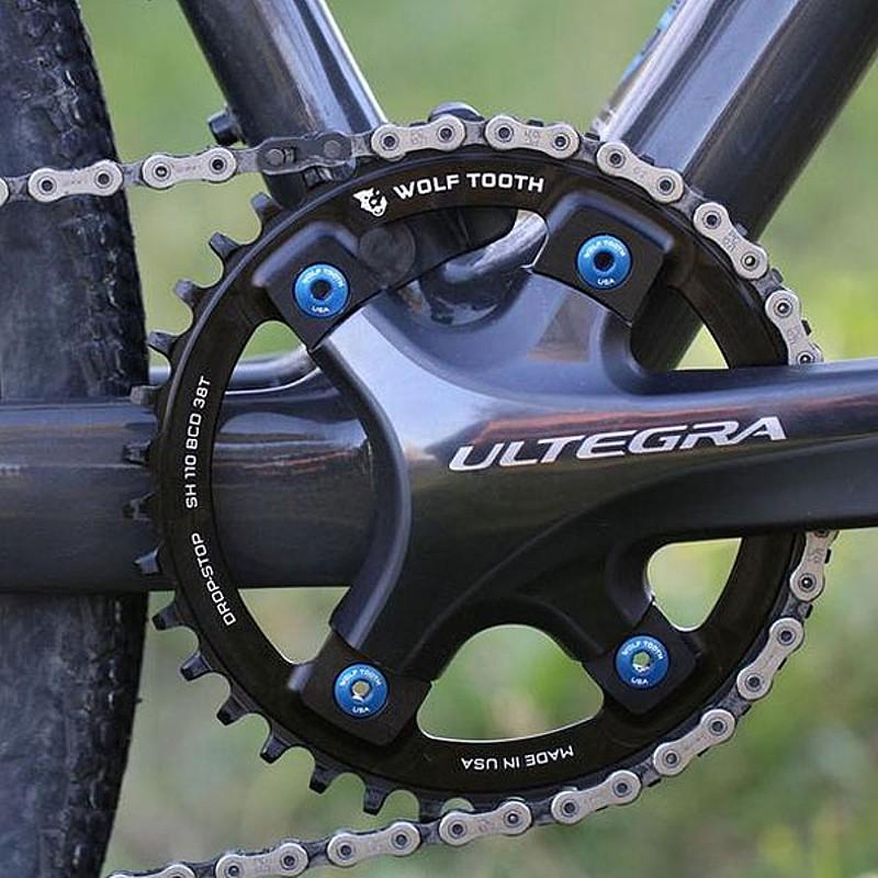 【新品】WOLF TOOTH Drop-Stop 42T チェーンリング ウルフトゥース Drop stop Chainring（ドロップストップチェーンリング
